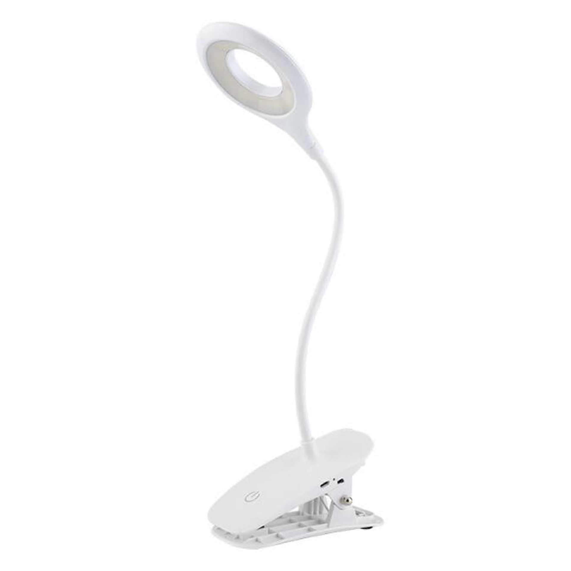 USB Reading Light Clip, Rechargeable LED ClipOn Desk Lamp, Flexible Bedside Light, Children's Desk Lamp For Study