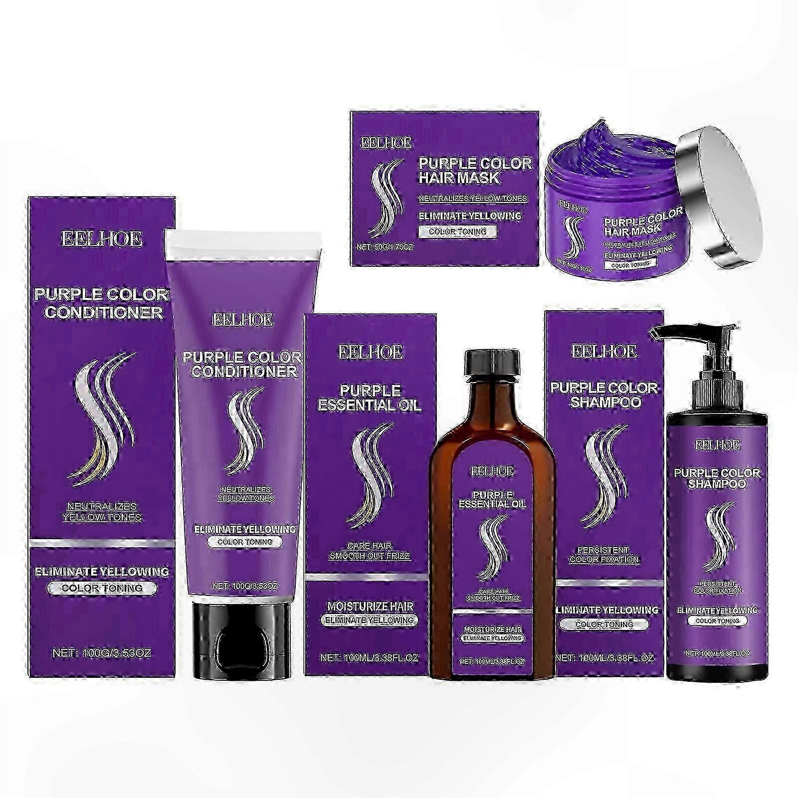 Moisturizing Hair Care Set: Shampoo, Conditioner, Mask, and Oil for Smooth, Radiant, and Strong Tresses