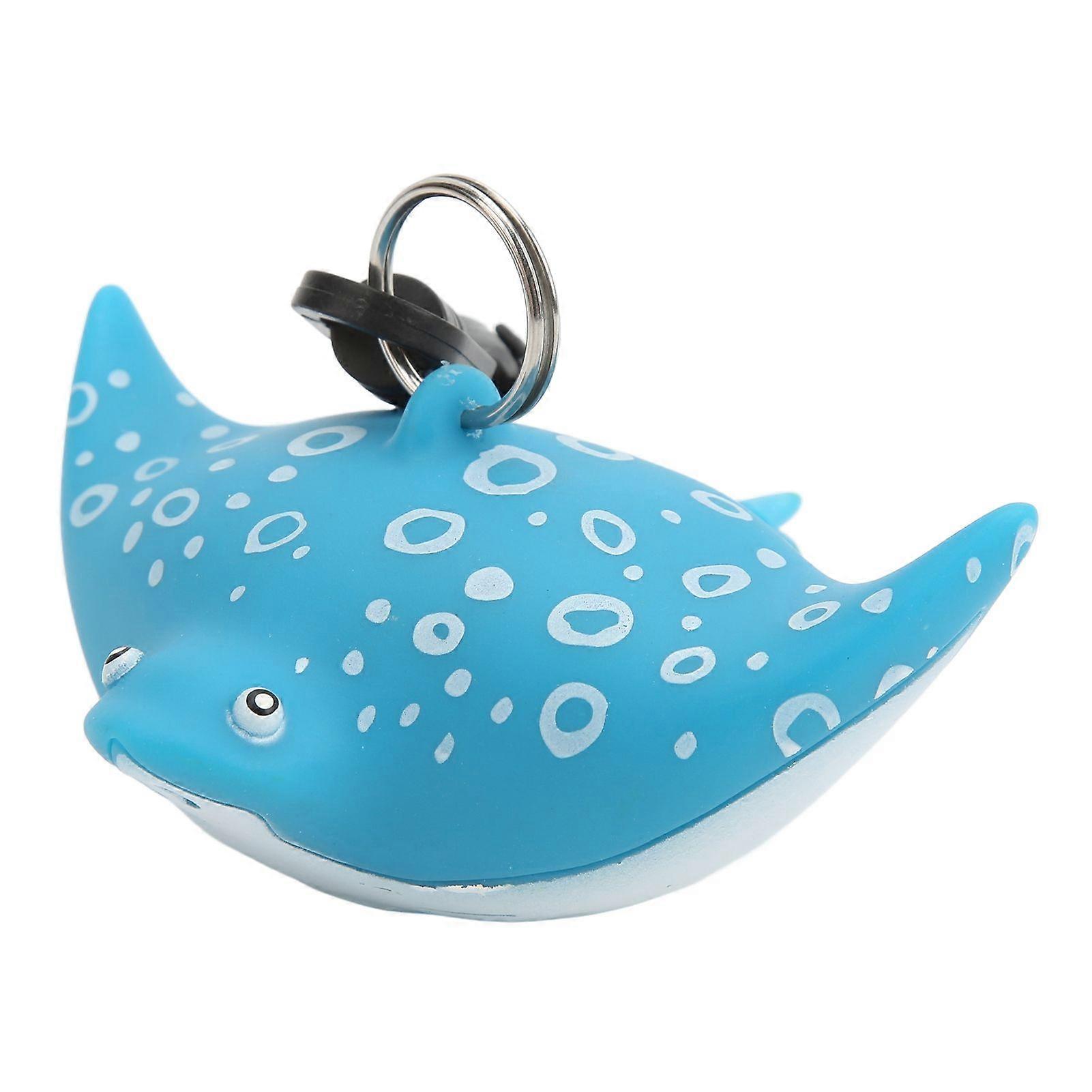 Cartoon Fish Scuba Dive Mouthpiece Dustproof Cover Second Stage Regulator Holder with ClipBlue Point Batoid