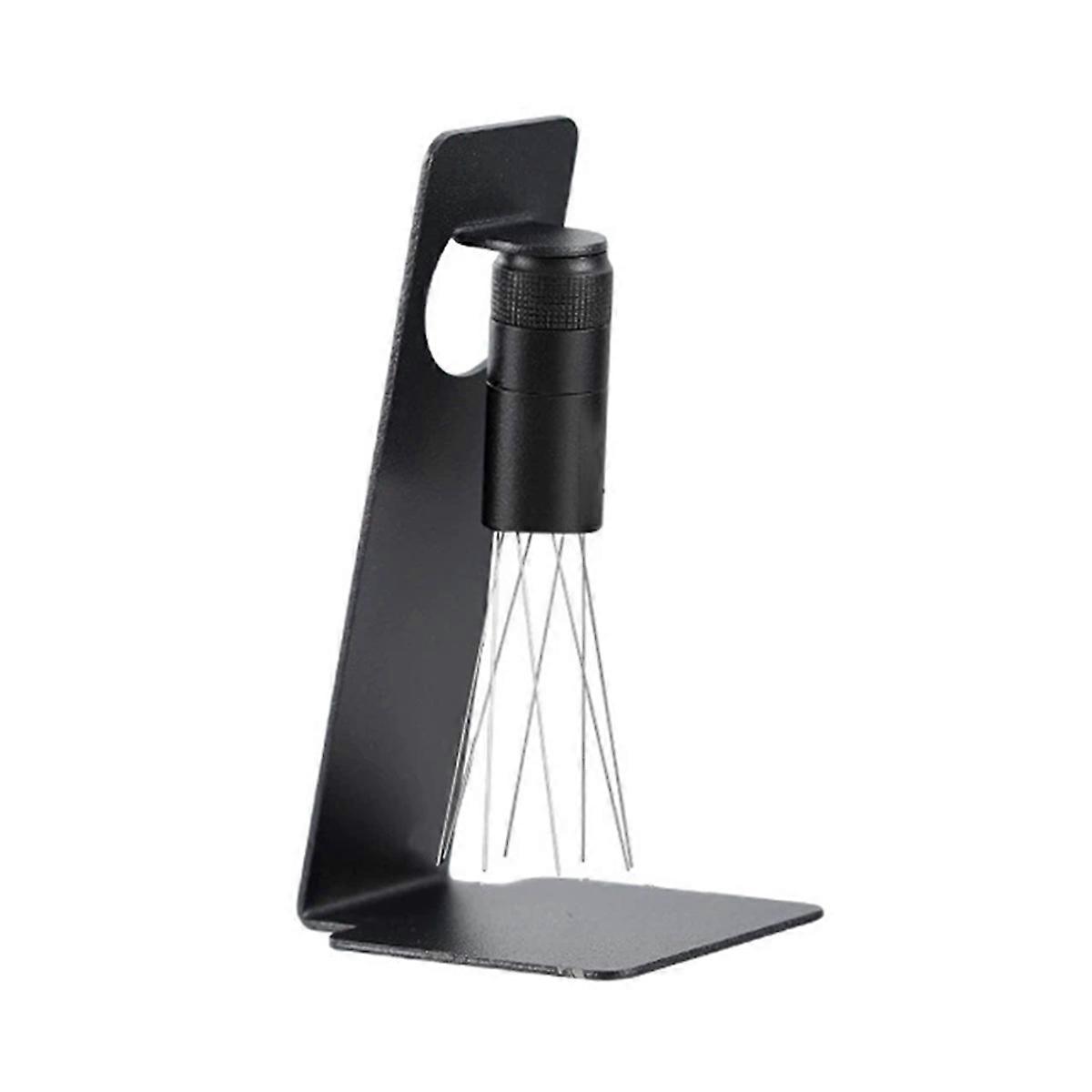 Coffee Stirrer Needle with Base Magnetic Adjustable Needle Stirrer Coffee Powder Hand Tamper Distributor