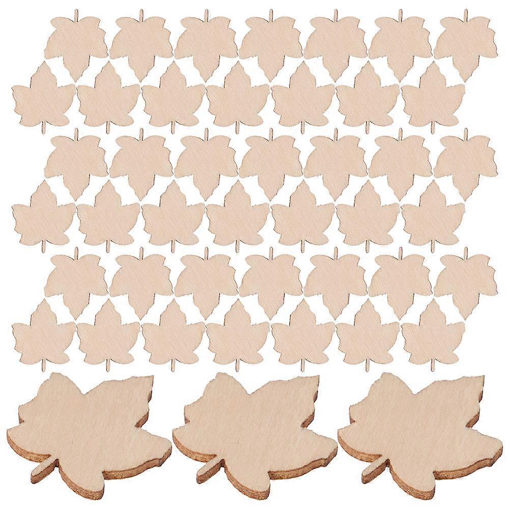 Wood Maple Leaf Cutouts for Fall DIY Crafts 450Pcs Unfinished Leaves