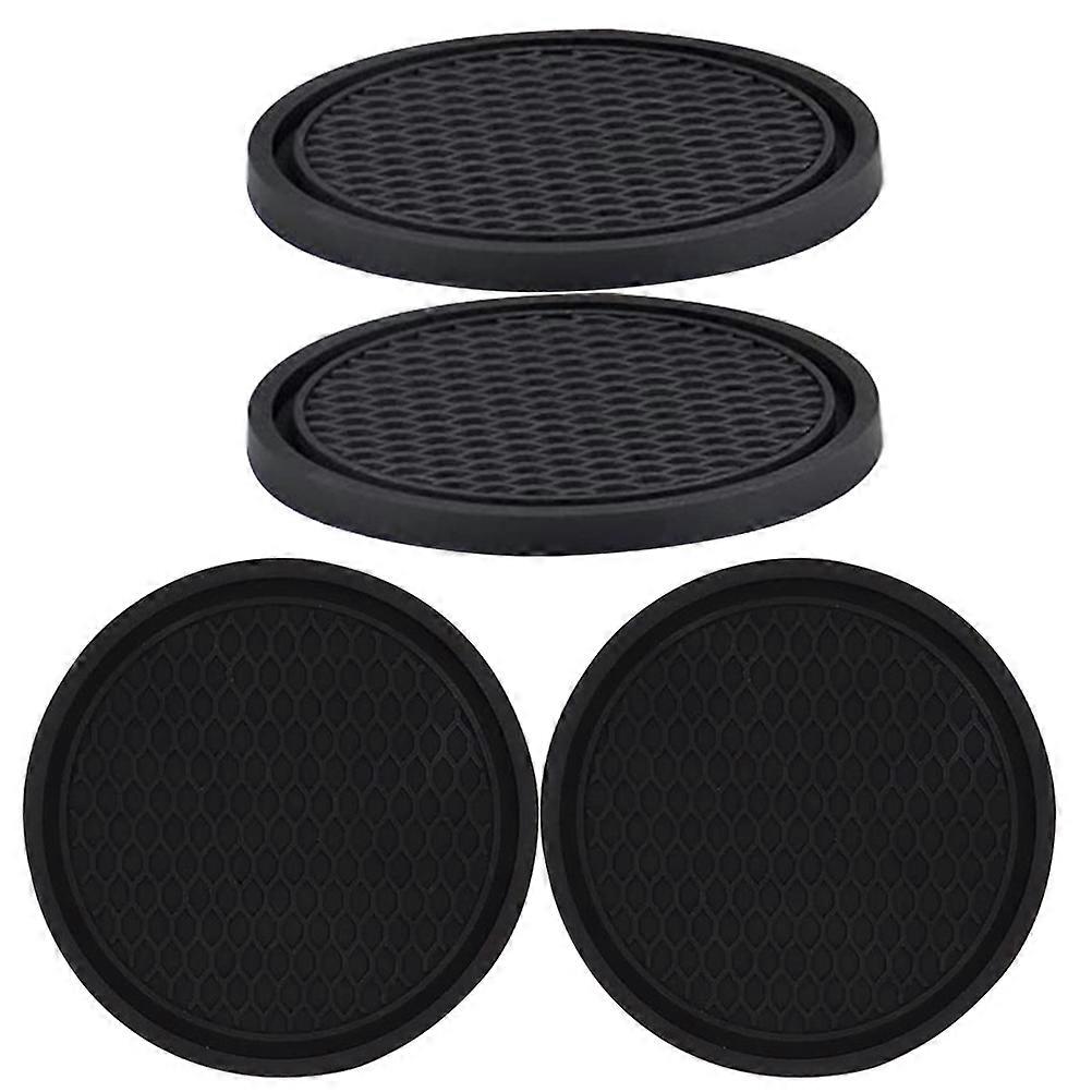 PVC Heat Insulation Cup Coasters for Home Use 4Pcs Table Mats