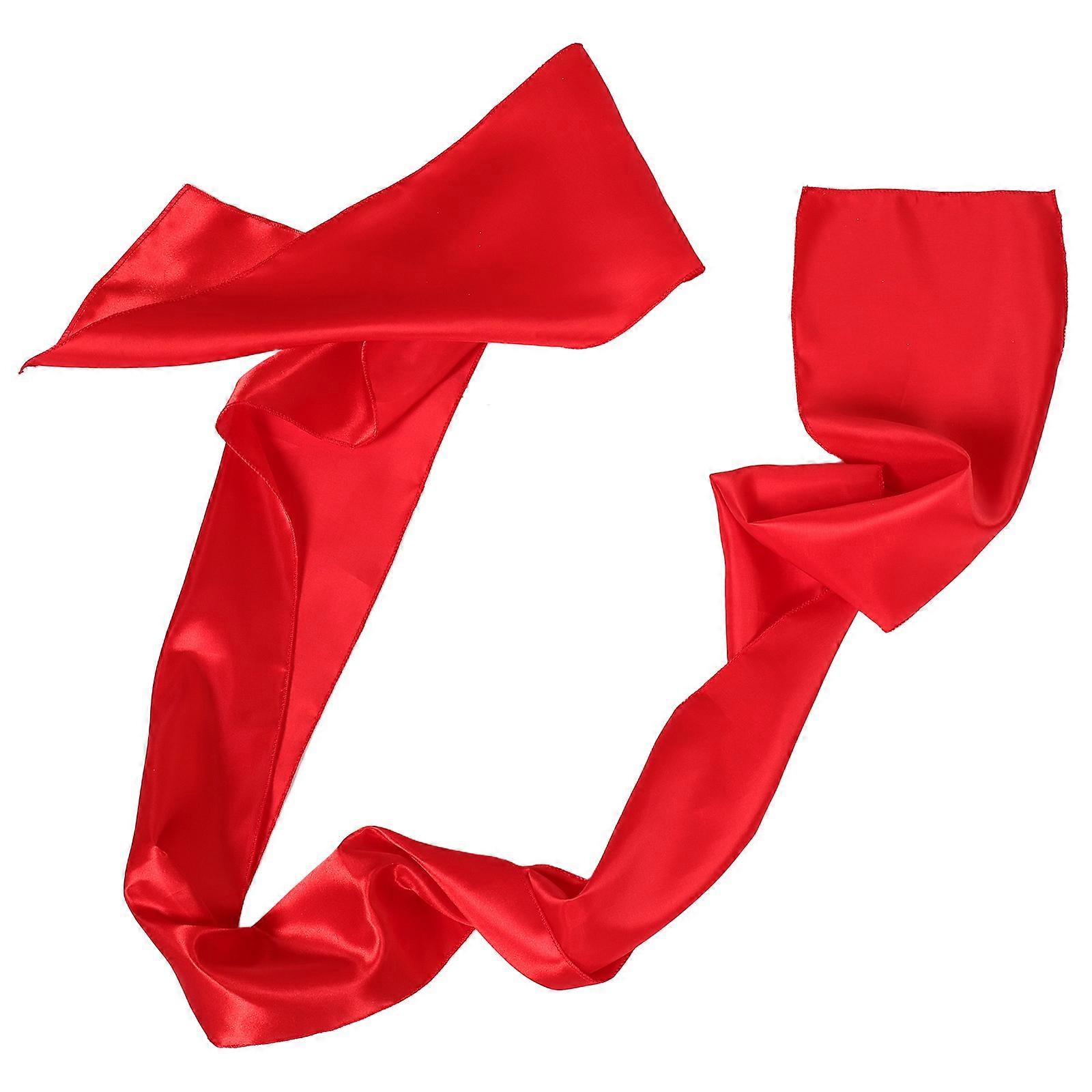 Soft Silk Ribbon Dance Prop For Adults In Red For Competitions Training Costumes 1Pcs
