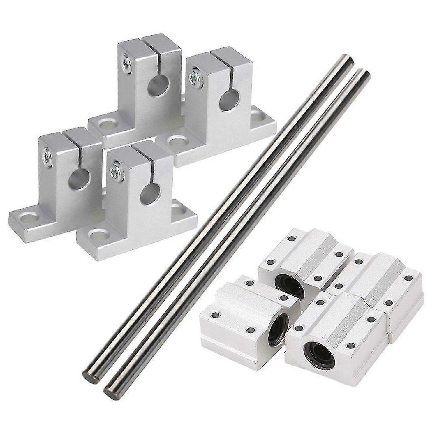 Horizontal 8mm Dia Linear Motion Ball 200mm Linear Shaft Optical Axis