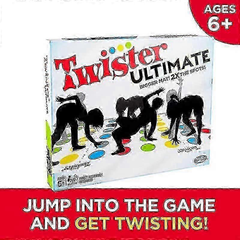 2025 Twister Ultimate Bigger Mat More Colored Spots Family Kids Party Game Parent-child Game Board Game Body Twist Multiplayer Party