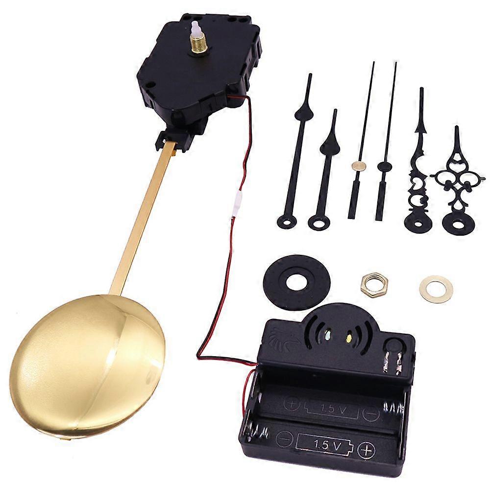 1 Set Sweeping Pendulum Movement DIY Music Box Clock Repair Kit No Battery