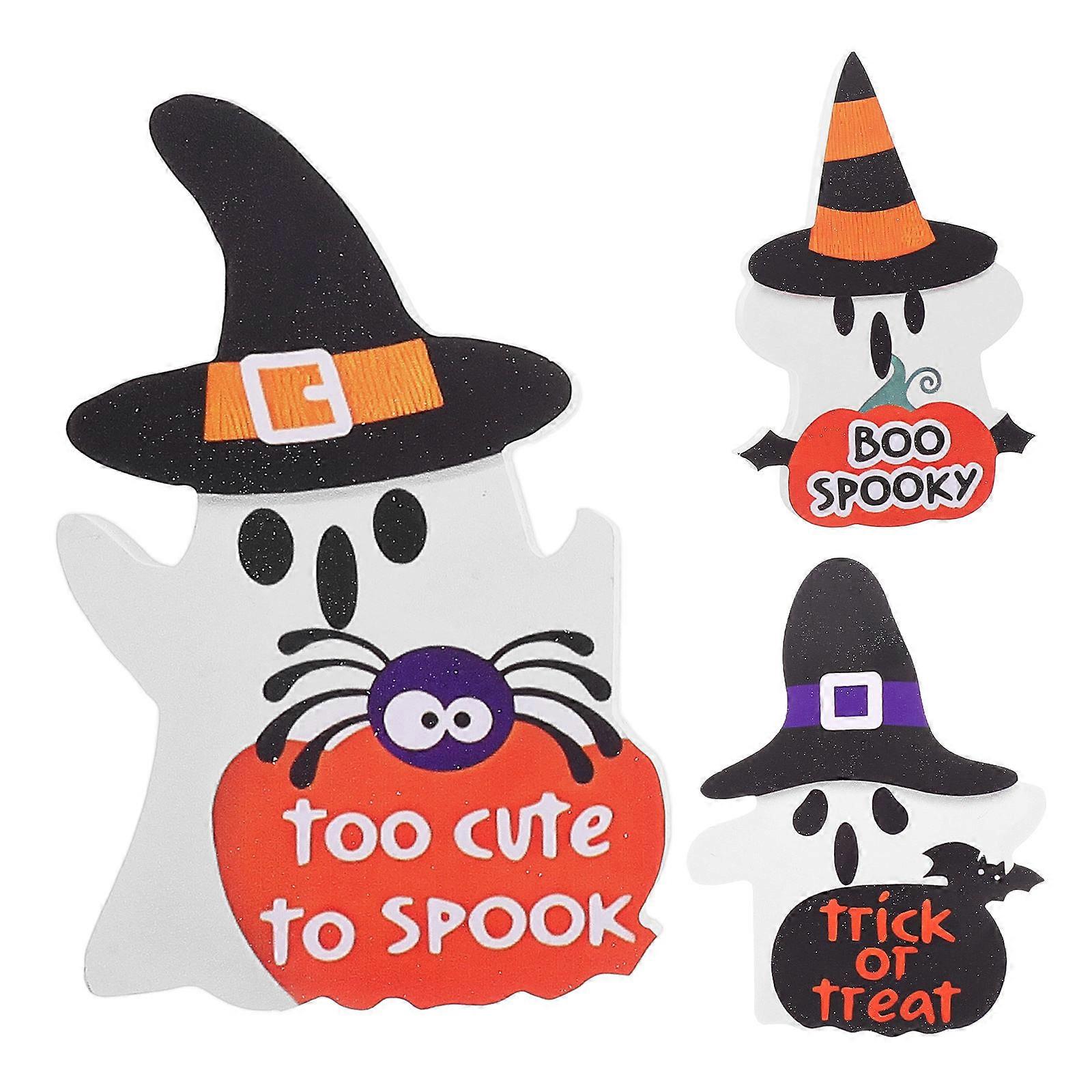 Halloween Ghost Table Decor for Decoration 3Pcs Creative Ghost Decorations
