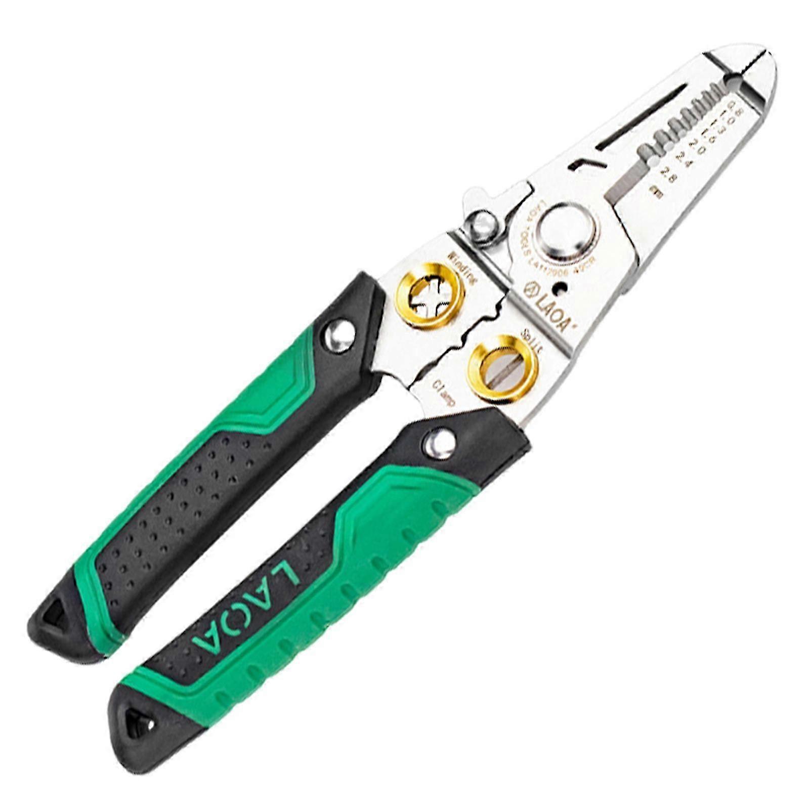 Wire Stripping Pliers Wire Stripping Tool with Non-Slip Comfort Grip Handle for Thin Cable Wire Stripping Cutting