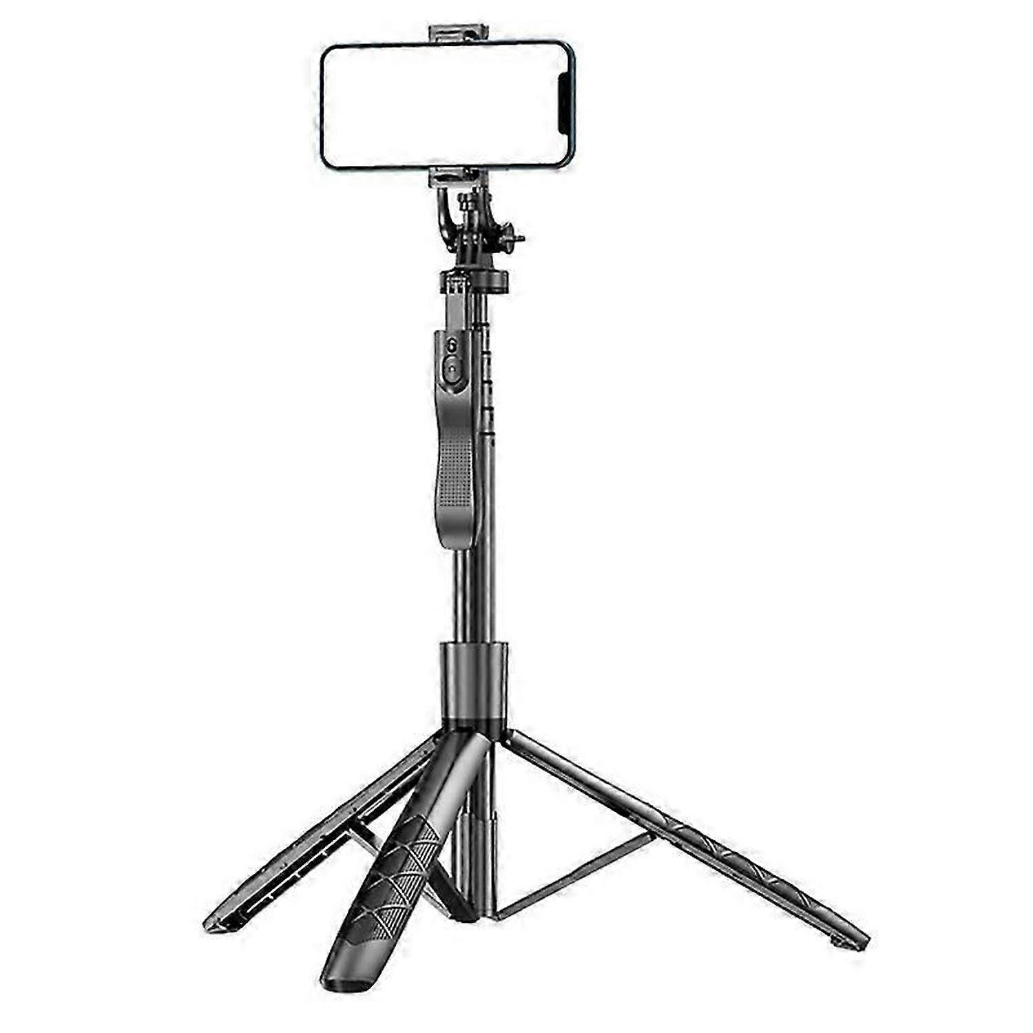 Anti-Shake Cell Phone Holder for Vlogging And Video Recording Foldable Monopod for Actions Cameras Compatible with Smartphones