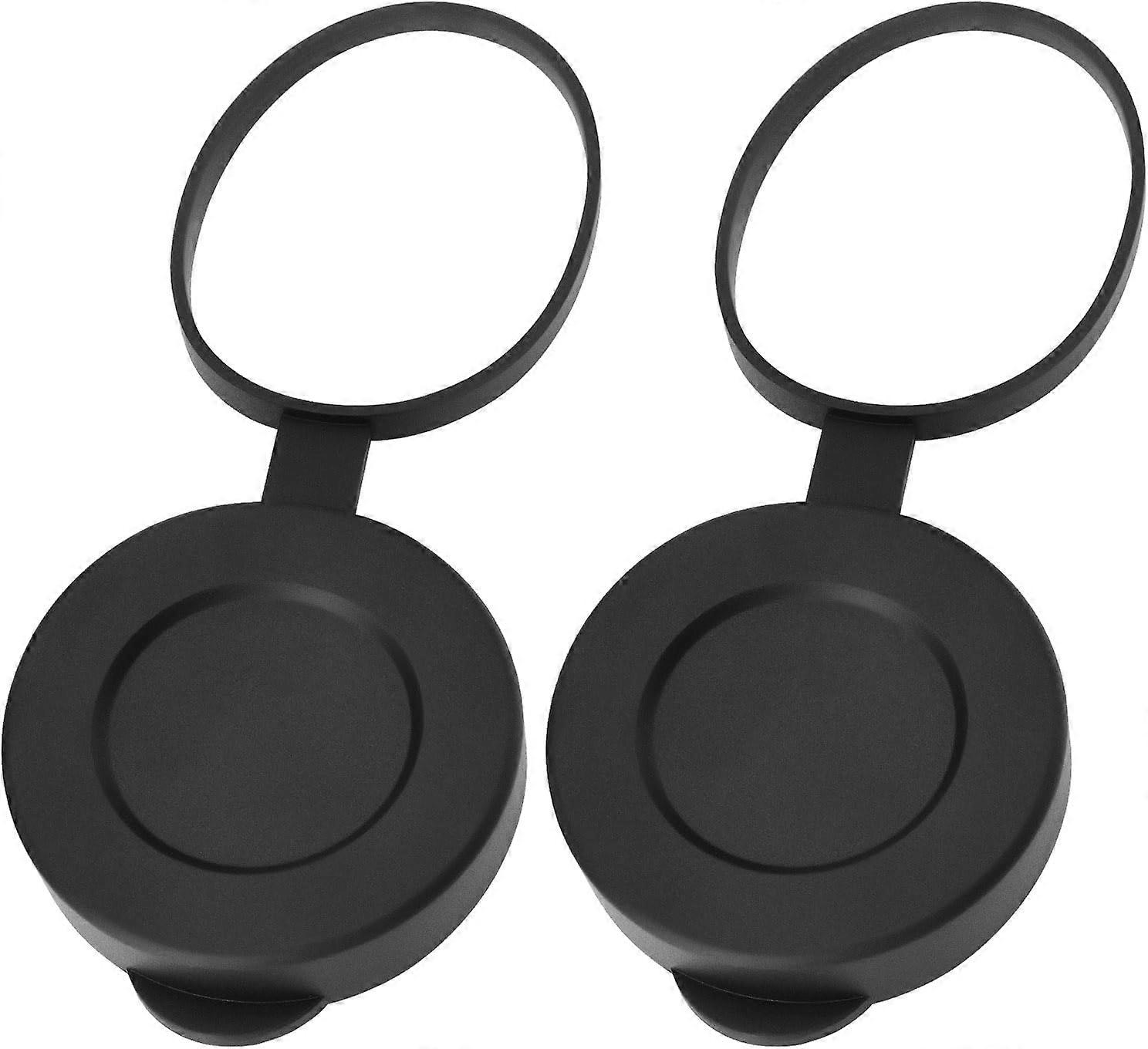2Pcs Rubber Objective Lens Caps Objective Lens Protective Cover Compatible With 10X50 Binoculars Mon