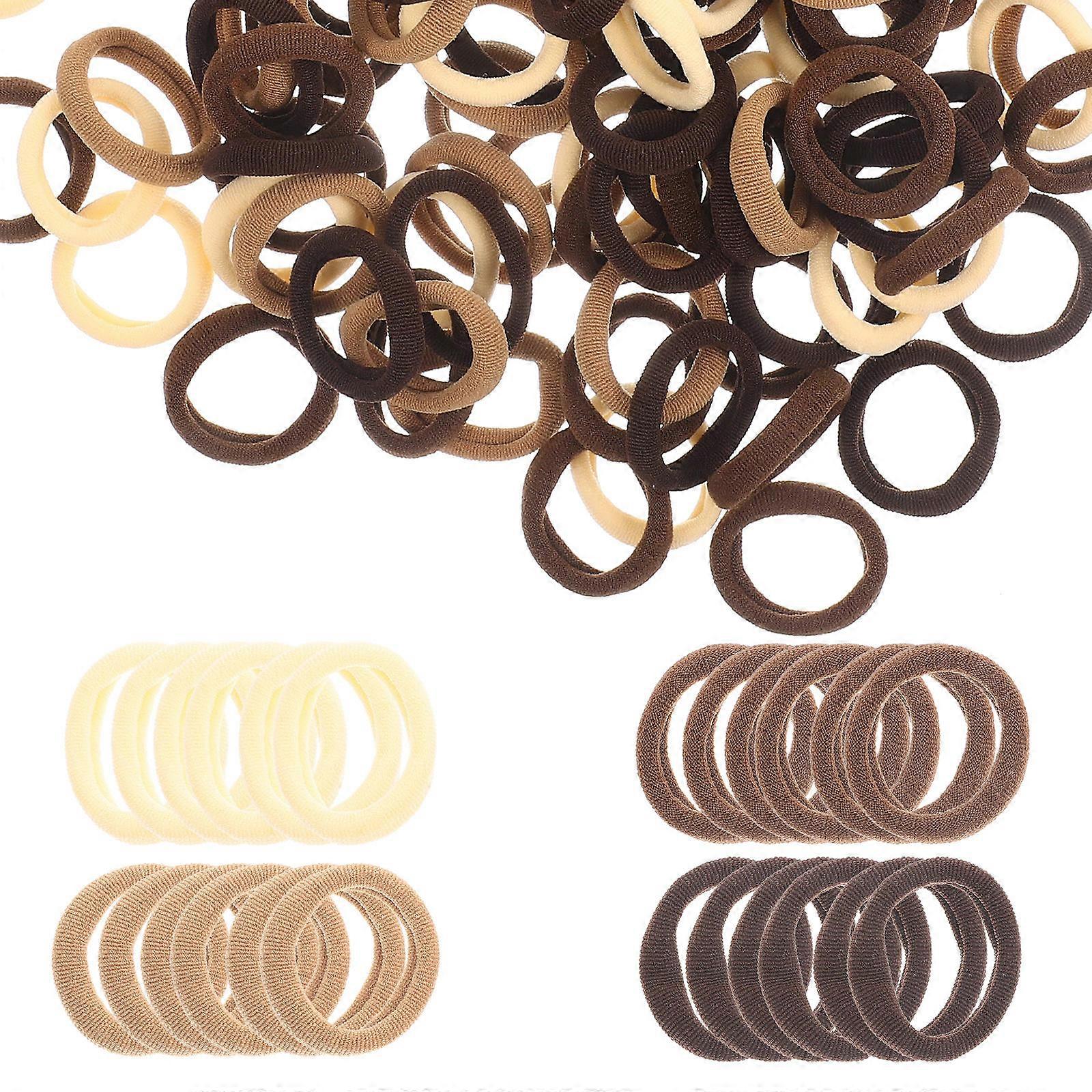 Elastic Hair Bands for Kids Hair Ropes 3Pcs Assorted Color Ponytail Holders