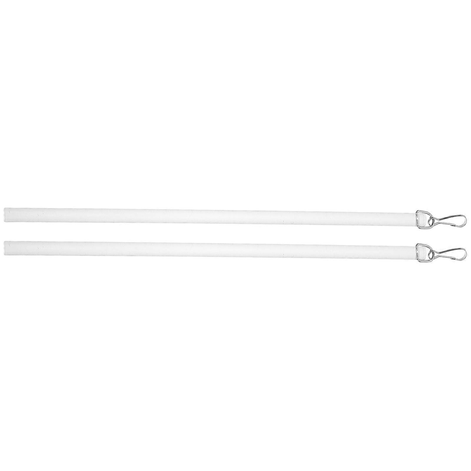 Curtain Opening Rod Transparent Drapery Wand for Window Use 4Pcs