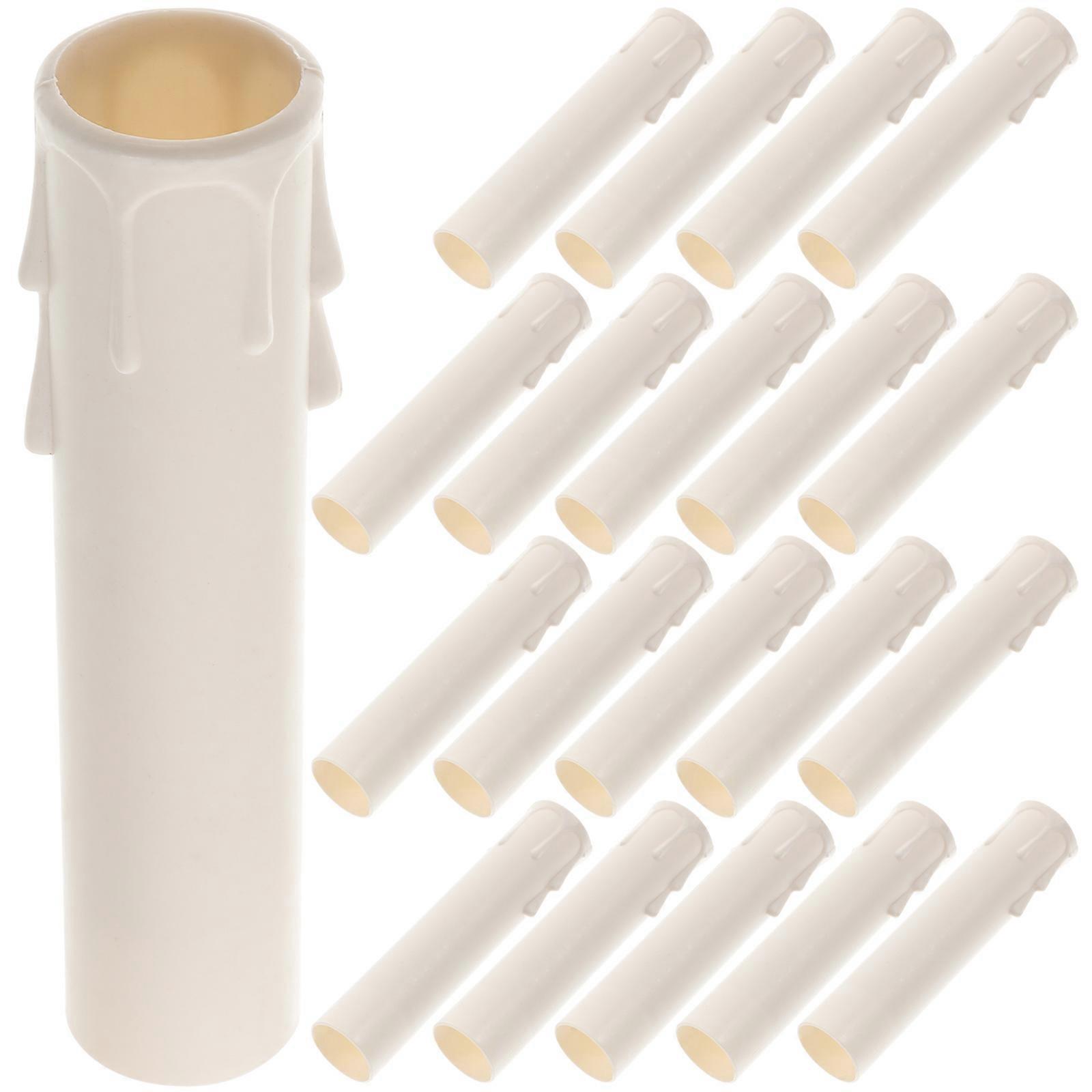 Plastic Candle Covers for Chandelier Socket Replacement 100 Pieces