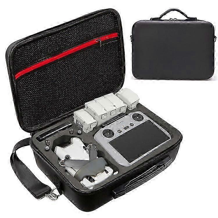 Compatible For DJI Mini 4 Pro Shockproof EVA+Cloth Handbag Carrying Case RC Drone Accessories Storage Bag with Shoulder Strap