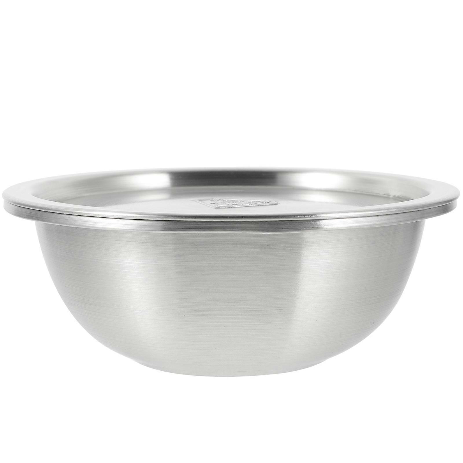 Stainless Steel Bowl Set Designed For Home Users 16X16cm Round Kitchen Utility Perfect For Mixing And Storing 2Sets