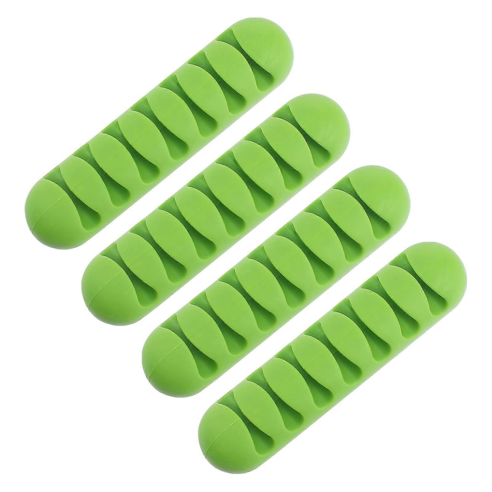 Adhesive Cable Holder Silicone Wire Organizer for 8Pcs Desk Organization