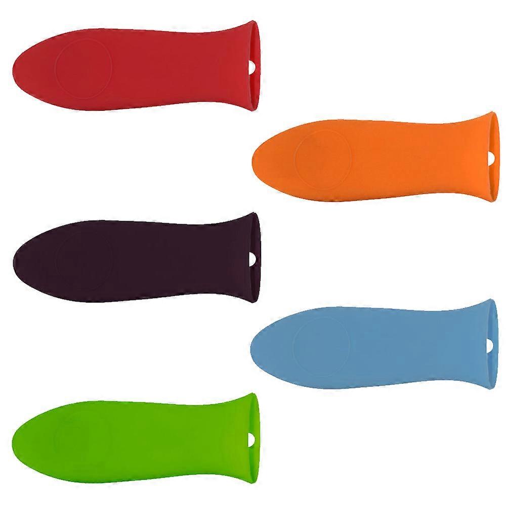 Silicone Pot Handle Protector Non-slip Assorted Color Heat-insulation Cooking 20Pcs