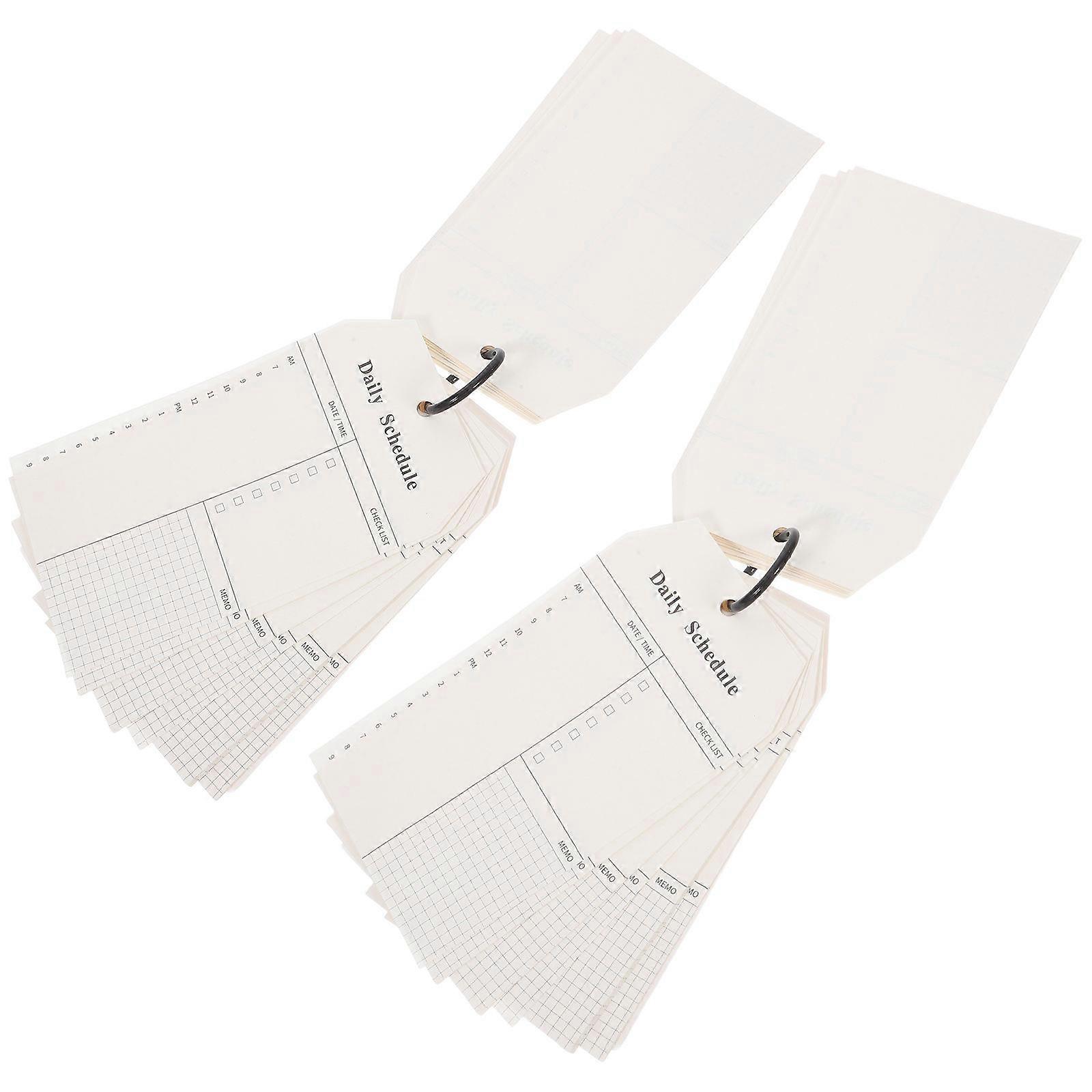 Daily Planning Planner Notepad for Task Notes 6Pcs Portable Set