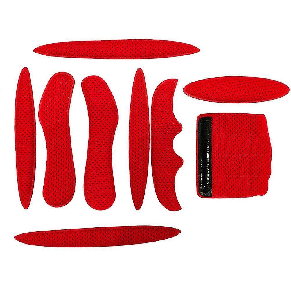 Pad Buffing for Safety 3Sets Cooling Liner Mat Red for Outdoor Riding