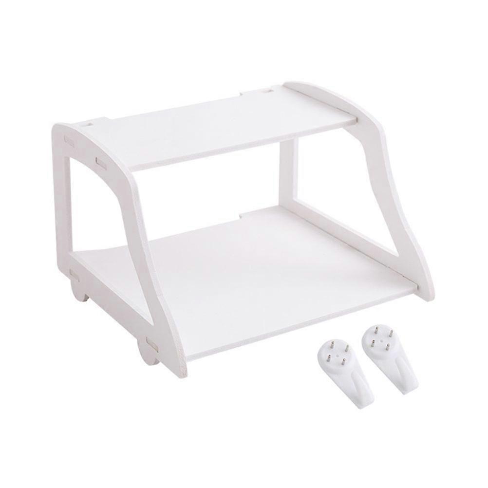 Router Rack Wall-Mounted Storage Holder for Organizing 2Pcs