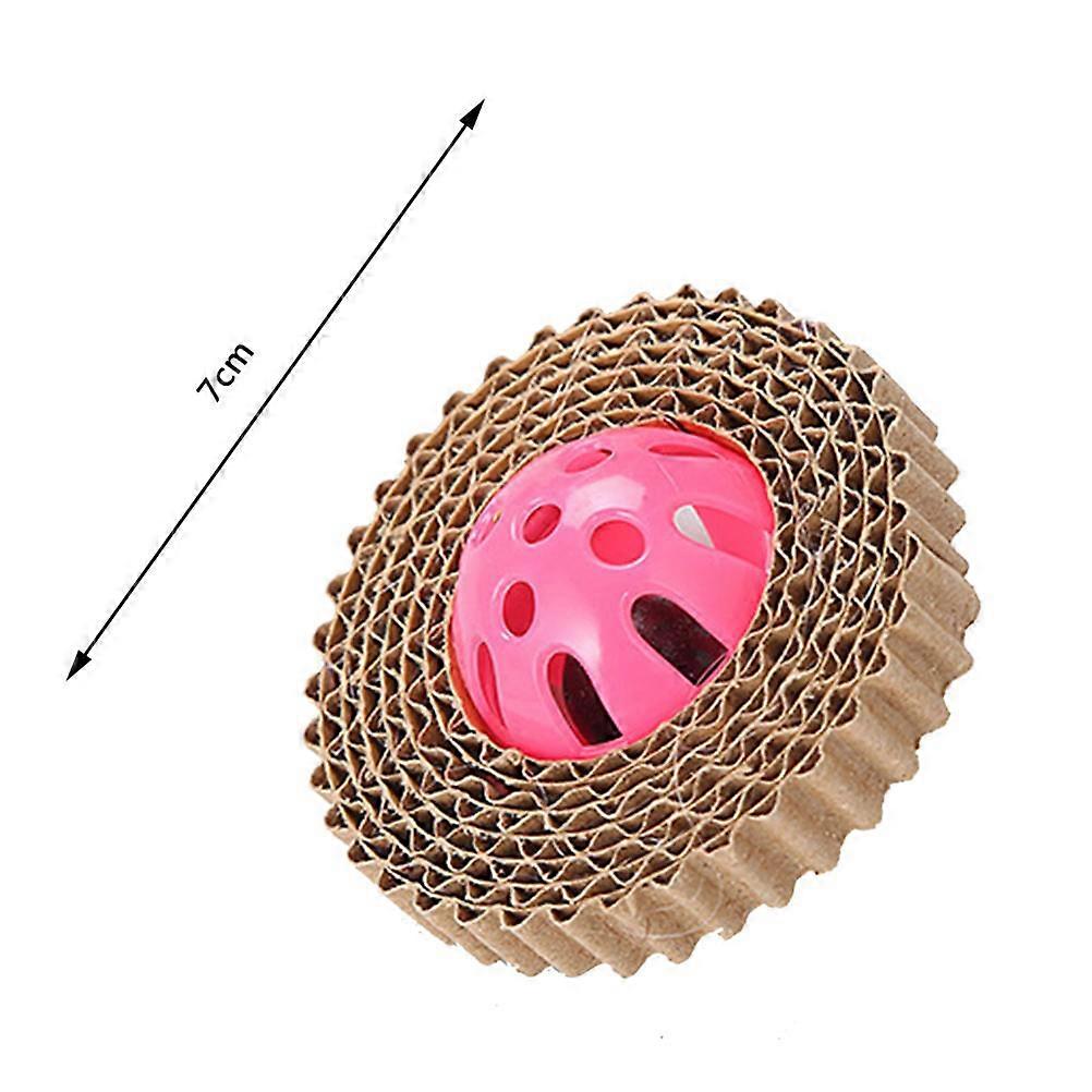 Funny Cat Scratch Board Toy 6Pcs For Indoor Play Assorted Color Material Scratching