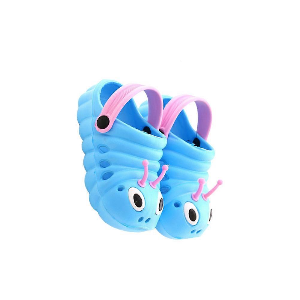 Cartoon Non-Slip Sandals for Boys and Girls Suitable for Daily Wear in Blue Length 14.5cm with Skin-Friendly 2 Pairs