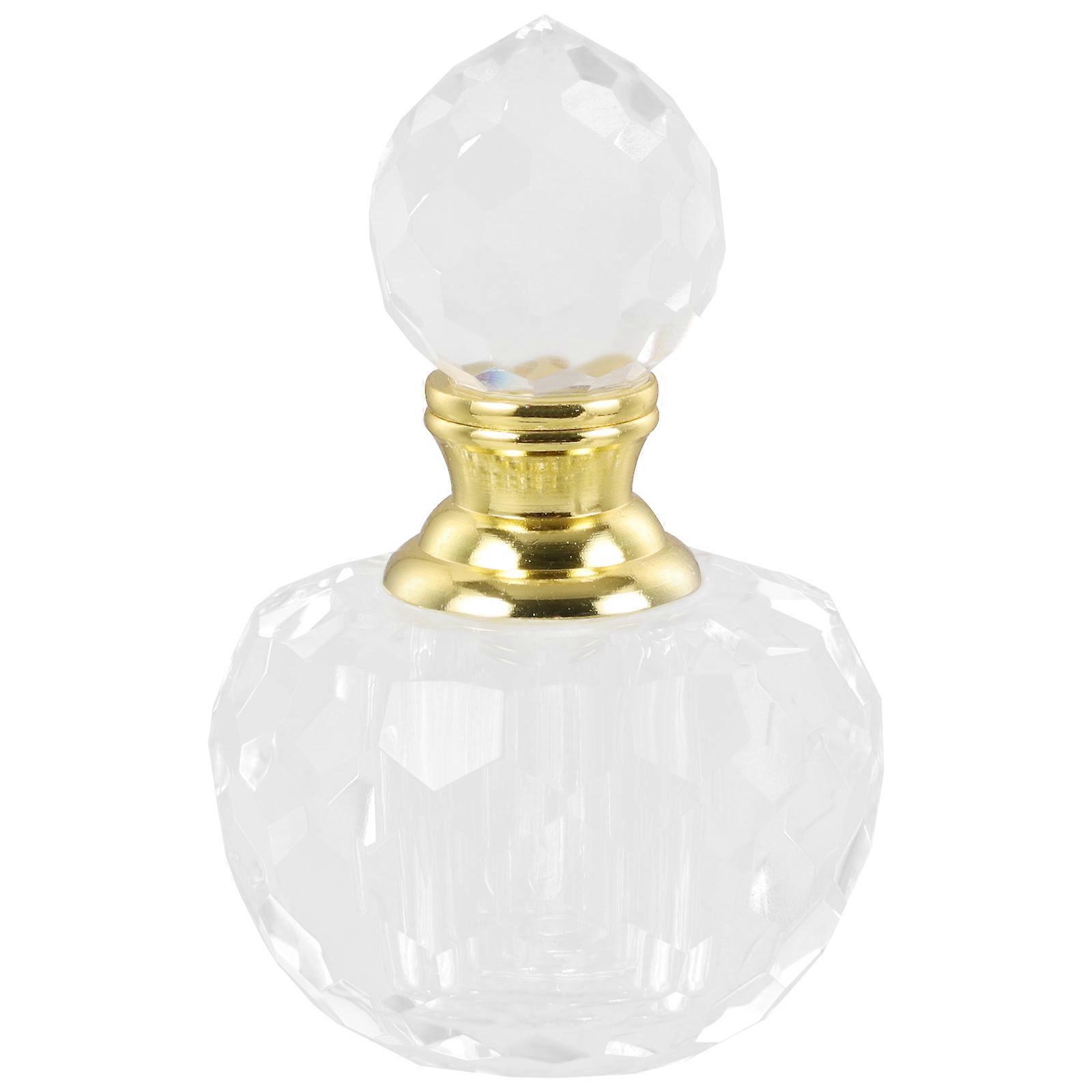 Vintage Crystal Bottle for Storage Refillable Perfume Bottle 2Pcs 1ml