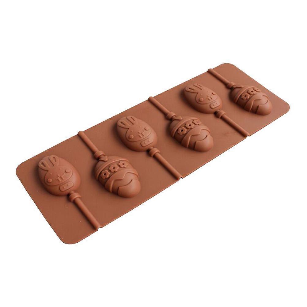 DIY Soap Mold 3D Silicone Easter Egg Molds for 2Pcs Chocolate Crafting