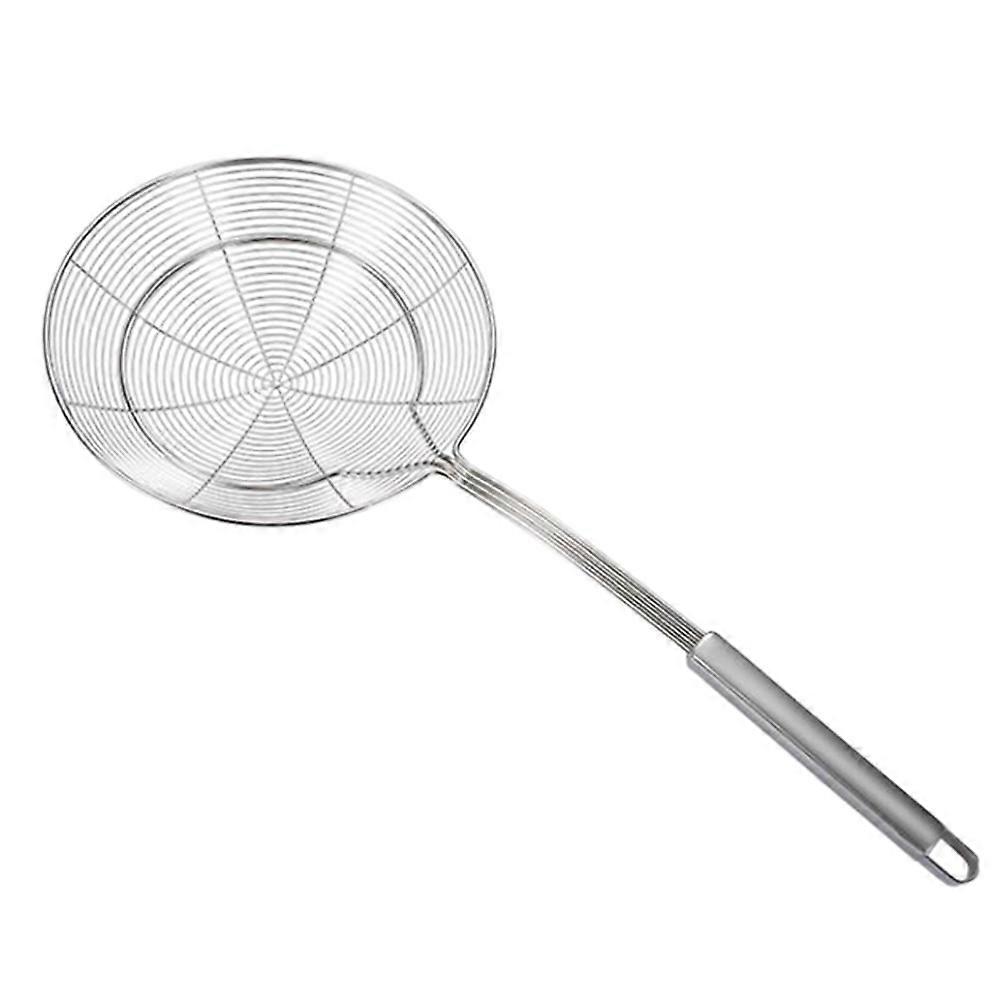 Filter Spoon for Frying and Boiling 2Pcs Stainless Steel Silver