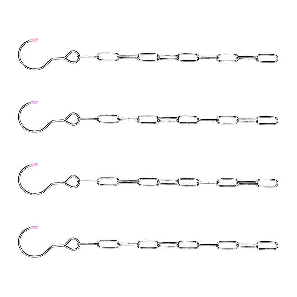 Space Saving Metal Closet Organizer Chain for 8Pcs Hanging Clothes