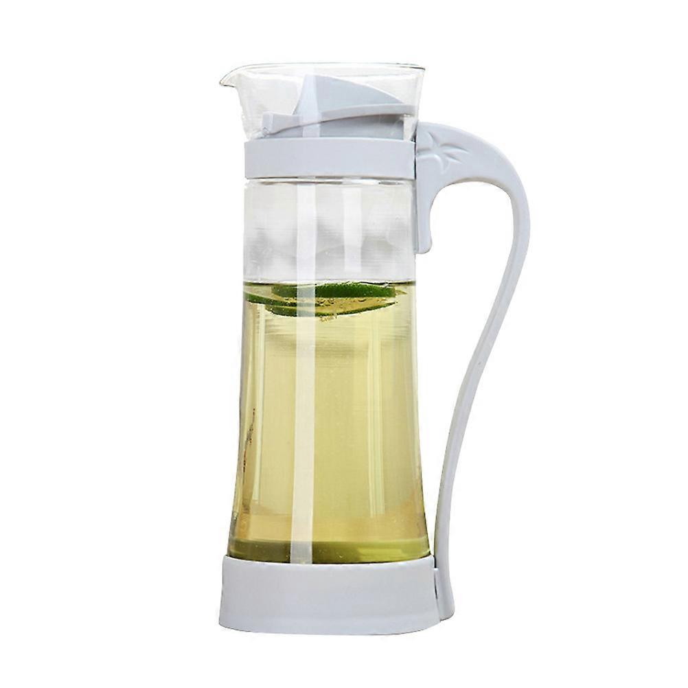 Iced Tea Pitcher Glass Material Cold and Hot Resistant Thanksgiving Dinner 4.5×4.5×10.6in Filter Lid 1Pack