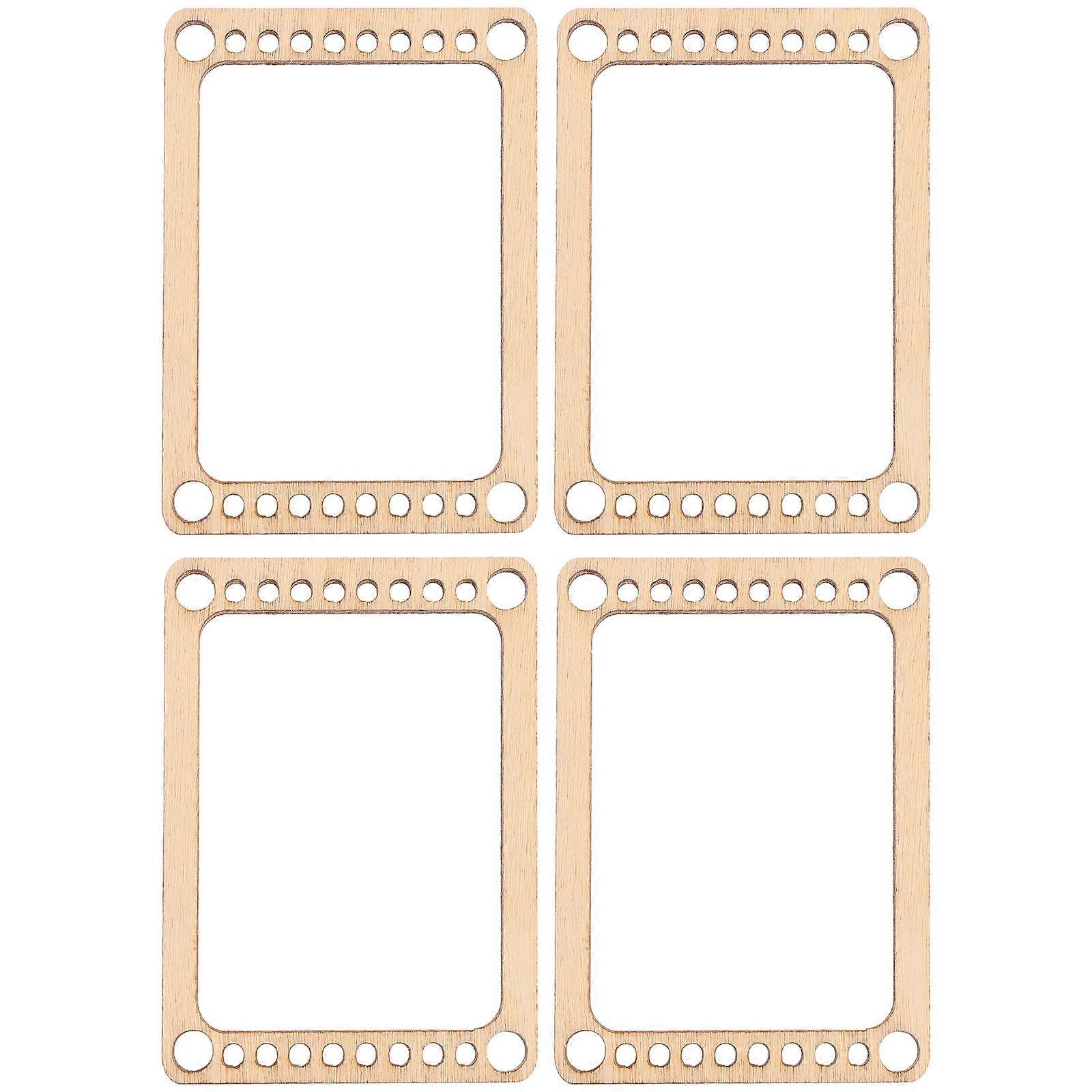 Compact Weaving Board Handcraft Tool Ideal For Crafters Weaving Projects Rectangular Shape 12 Pcs