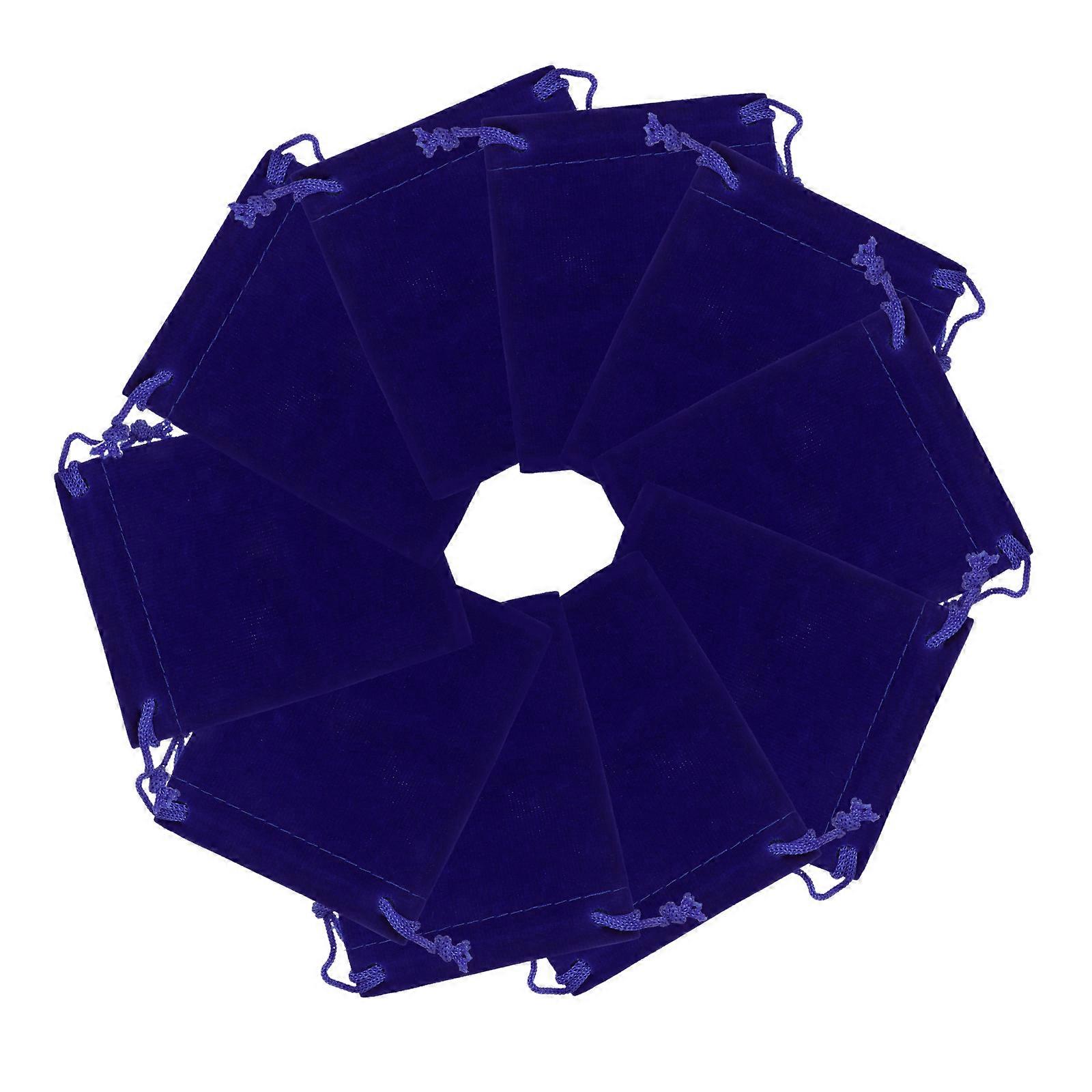 Lot de 10 pochettes à bijoux, pochettes de fête, style luxueux, pour adultes, Noël, mariage, 7 x 9 cm