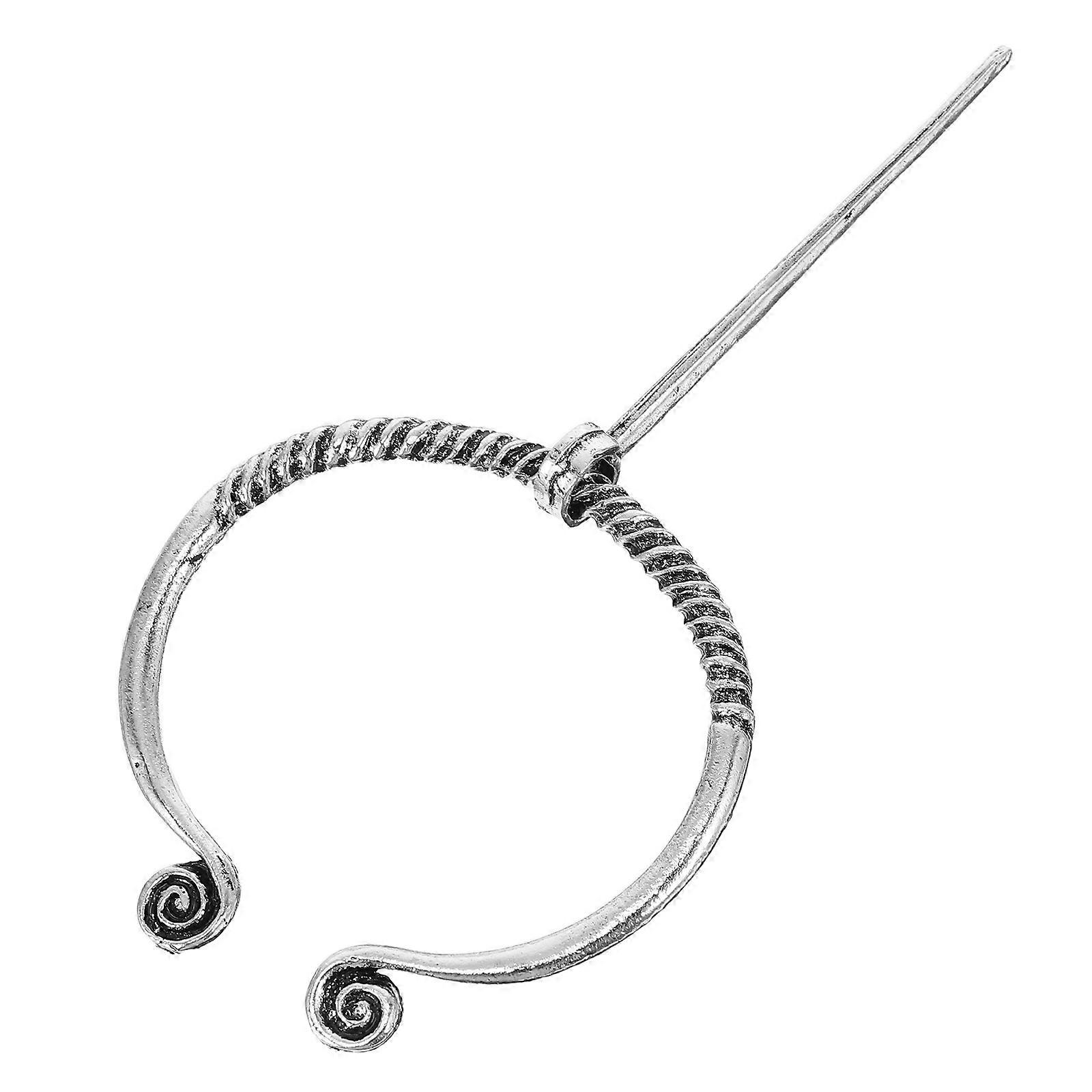 Creative Brooch 3Pcs Set for Decoration Silver Viking Bag Accessories