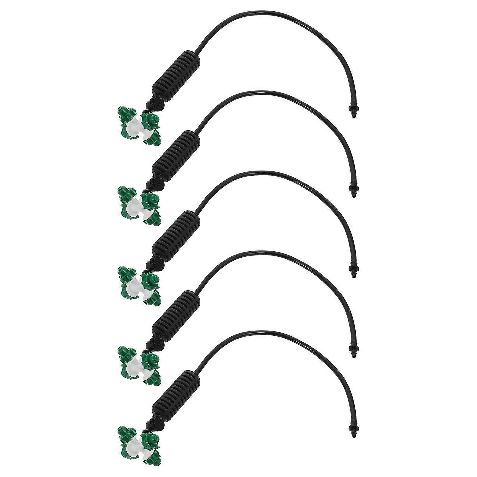 Garden Irrigation Spray Nozzle for Cooling with Adjustable Spray 5Pcs