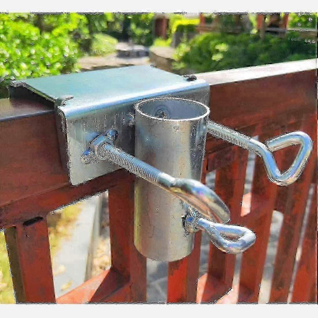 ガーデンパラソルスタンドクリップ省スペースバルコニー傘スタンドバルコニー傘