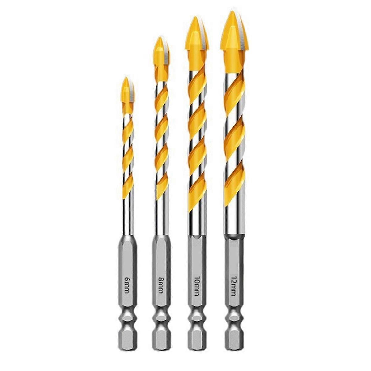 1Set Four Blade Eccentric Drill