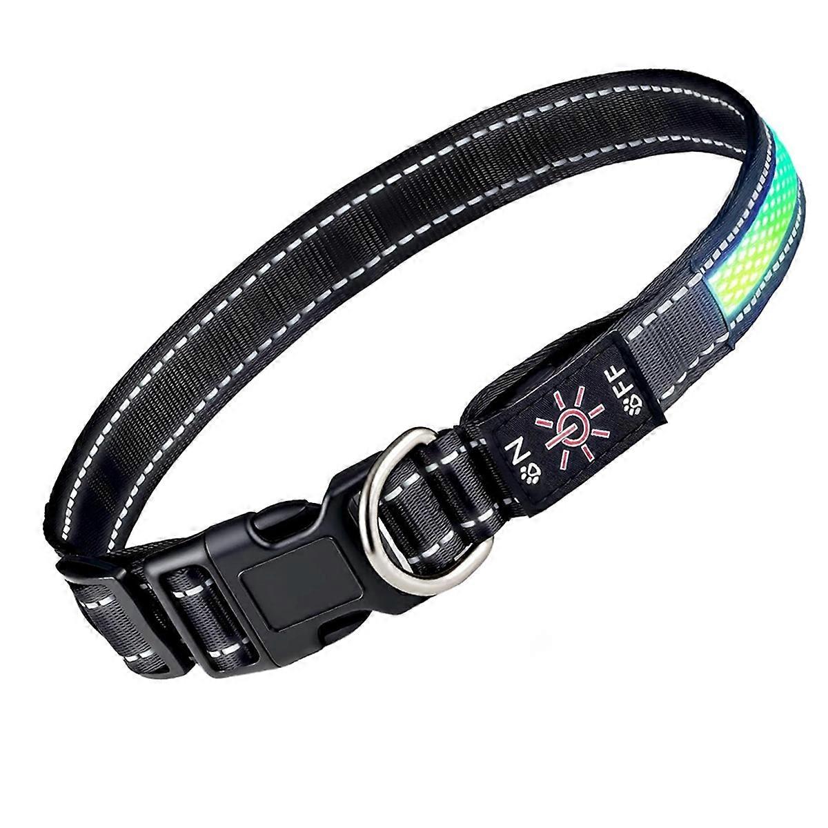 LED Light Up Dog Collar Rechargeable Waterproof Safety Collars