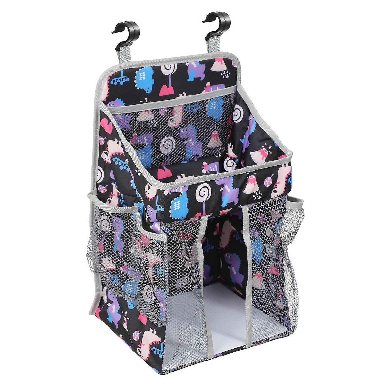 Storage Bag Diaper Organizer for Storage 1Pcs Polyester Black