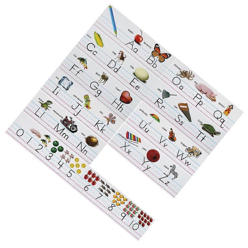 Arabic Numerals Cards Teaching Props for Kids Playing with 1Set