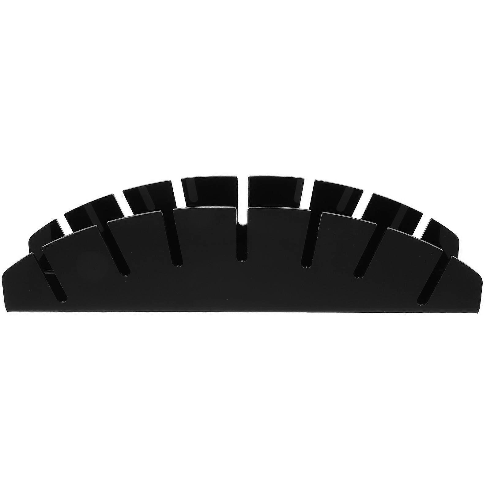 4Pcs Black Acrylic Hat Rack for Display Cap Holder for Home Storage