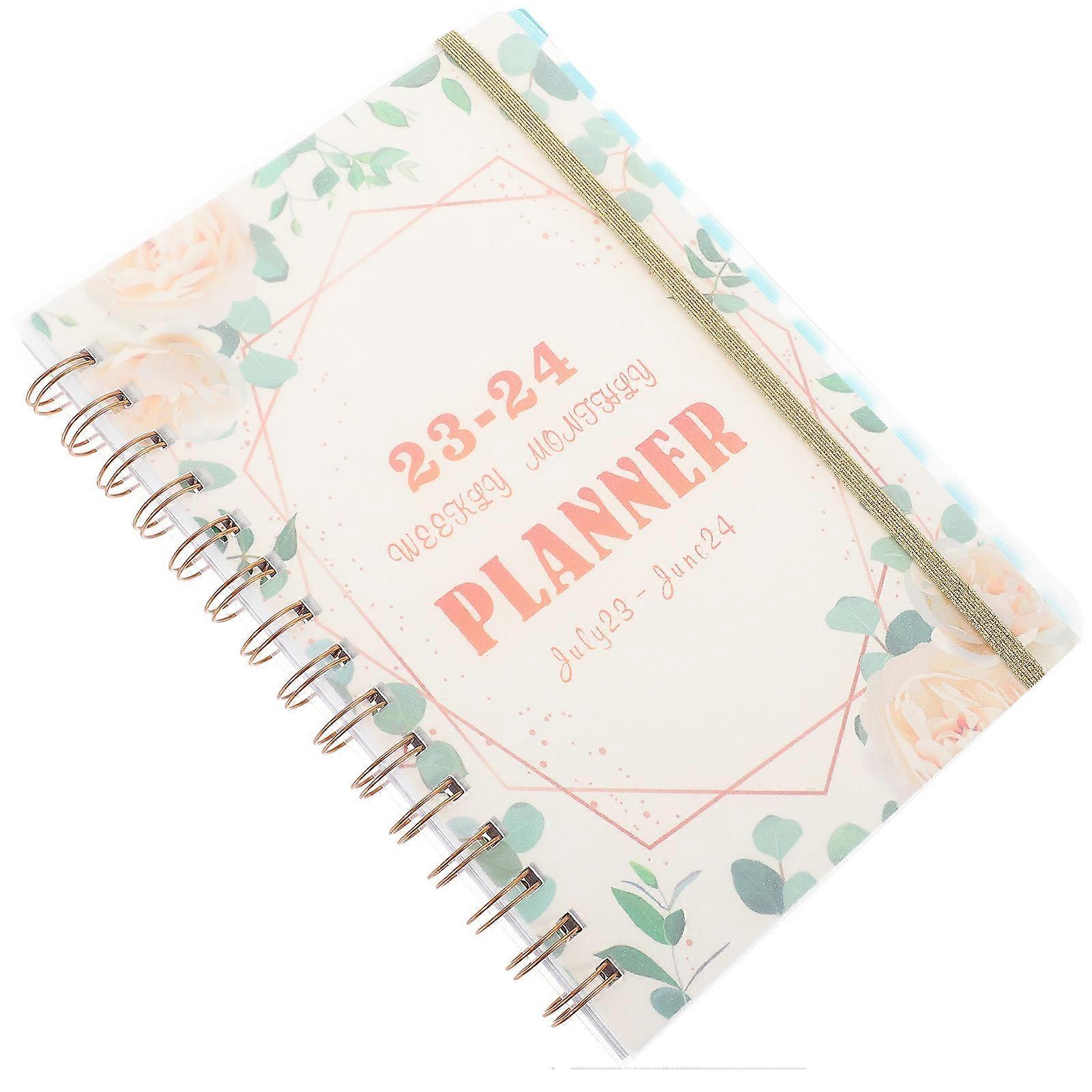 Portable Academic Planner Notebook for Daily Use 3Pcs Pack