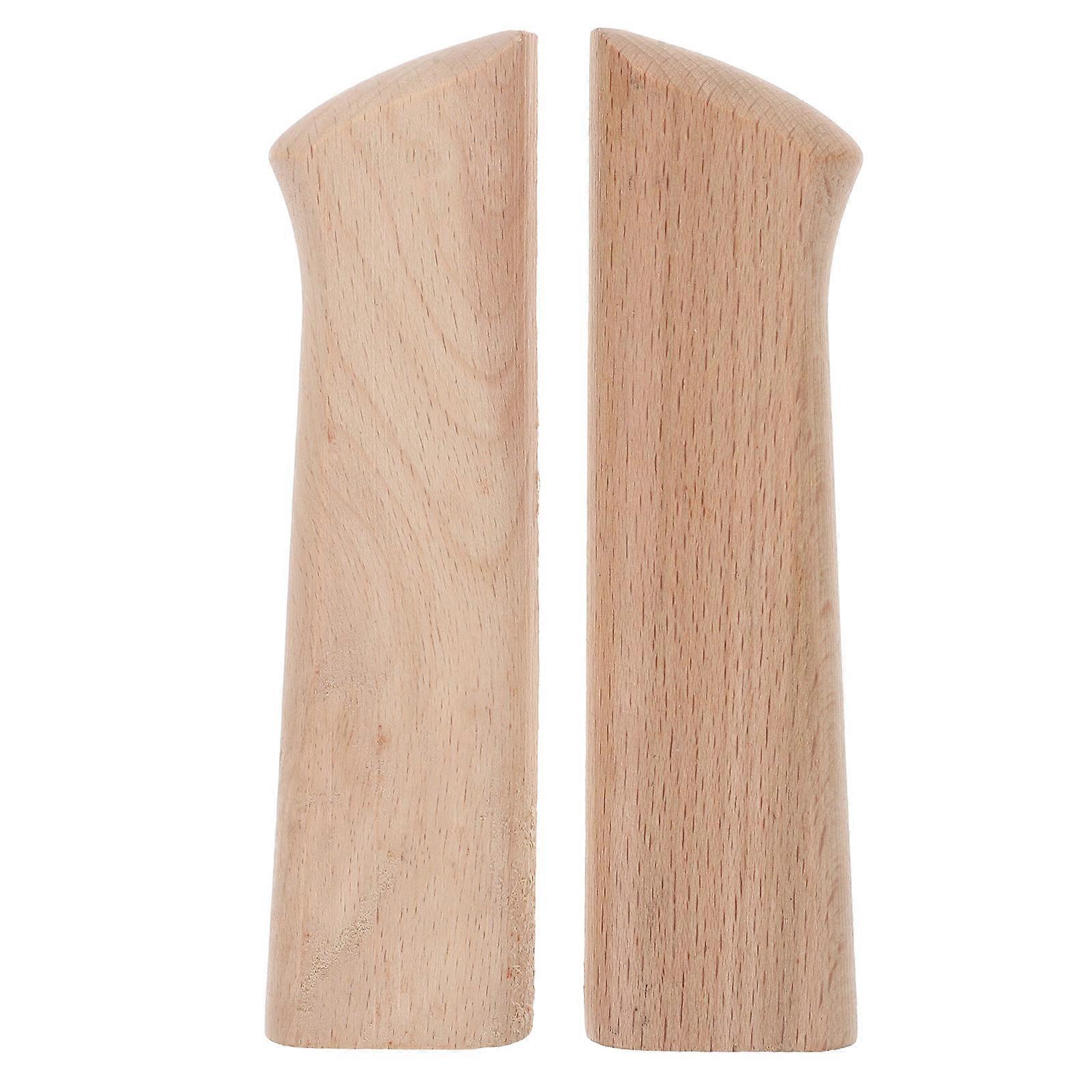 Beech Wood Handle Replacement for Kitchen Repair 4Pcs Set Khaki