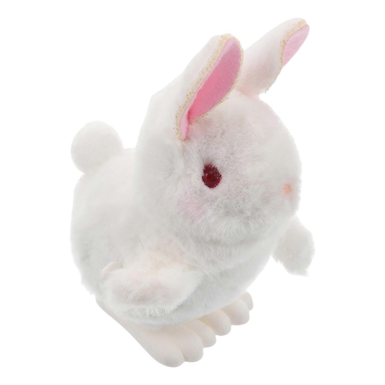 Wind Up Bunny Plush Toy Rabbit for Kids Interactive Jumping Fun 3Pcs