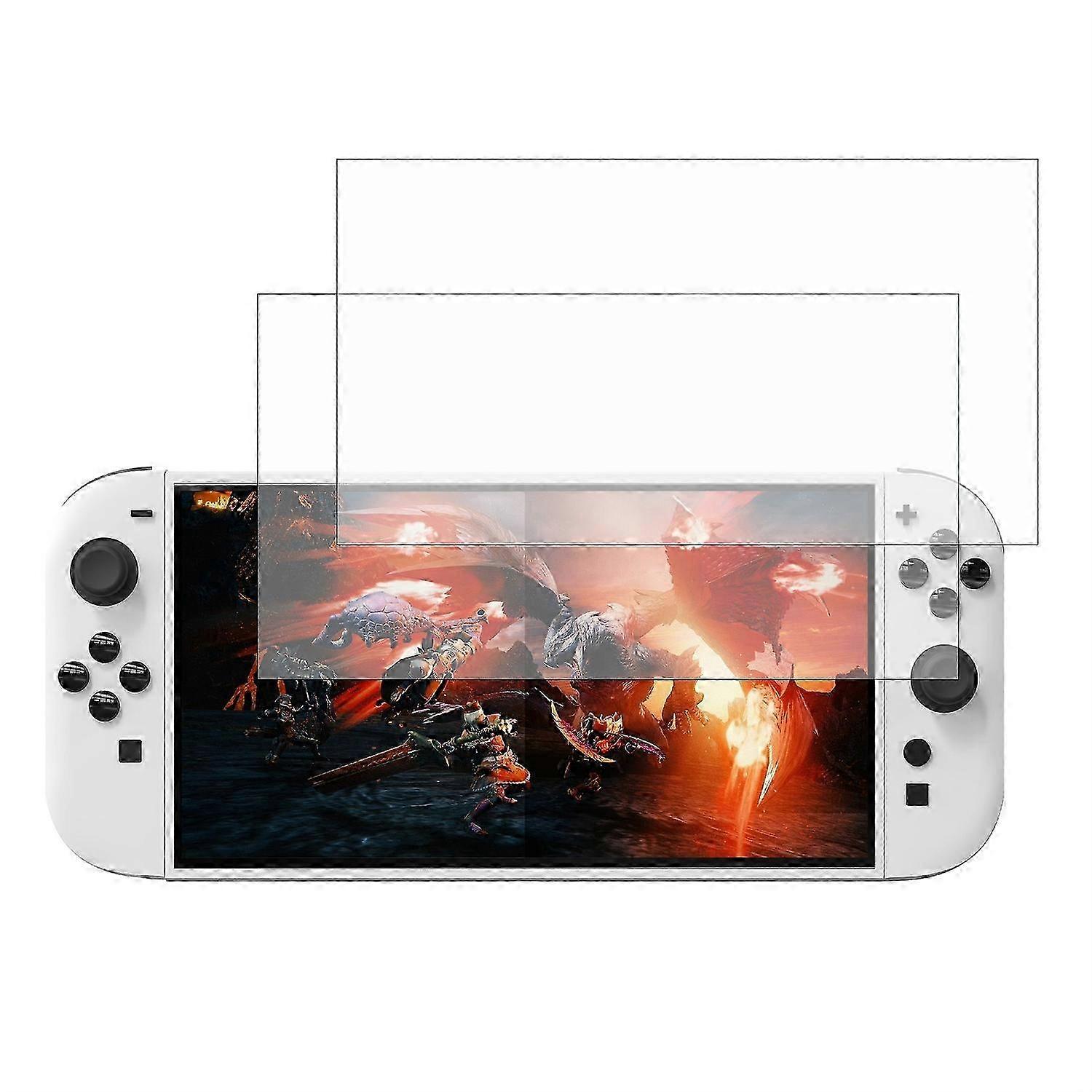 PGTECH GP-367 2Pcs For Nintendo Switch 2 Game Console Screen Protector Tempered Glass Film