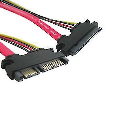 Computer Accessory Sets 15 + 7 Pin Serial Ata Male To Female Data Power Extension Cable For Sata Hdd Length: 26cm