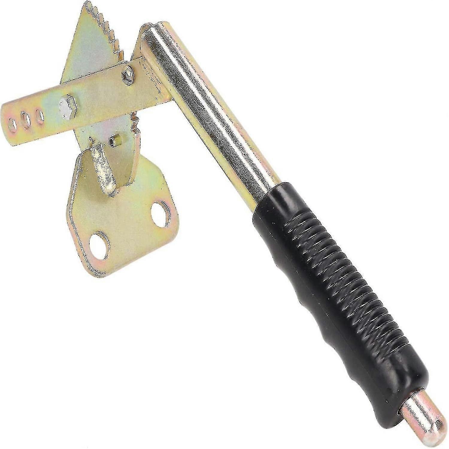 ידית בלם יד פלדה מגולוונת מונעת החלקה אוניברסלי לקרוואנים קרוואנים קרוואנים (זהב שחור) (1p