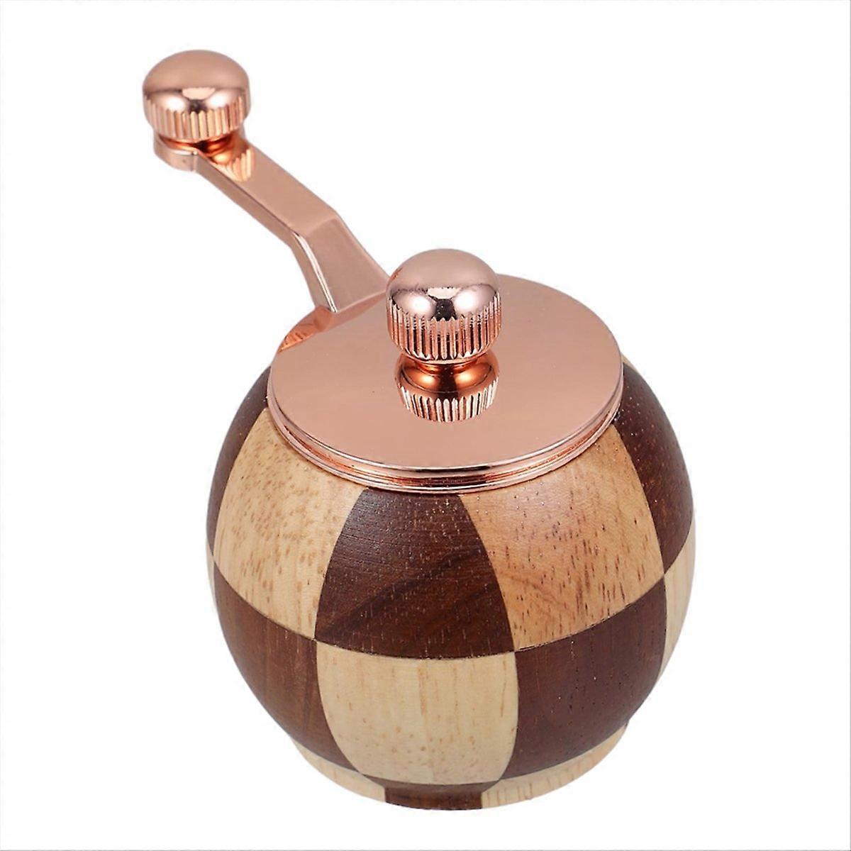 Hand Crank Wooden Pepper Grinder for Home Cooking