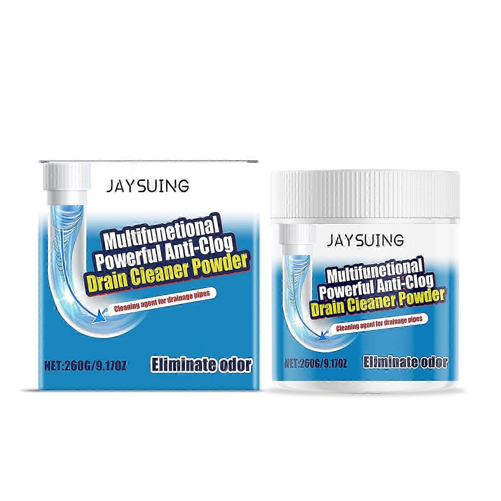 Drain Cleaner Powder Fast Acting Kitchen Bathroom Use