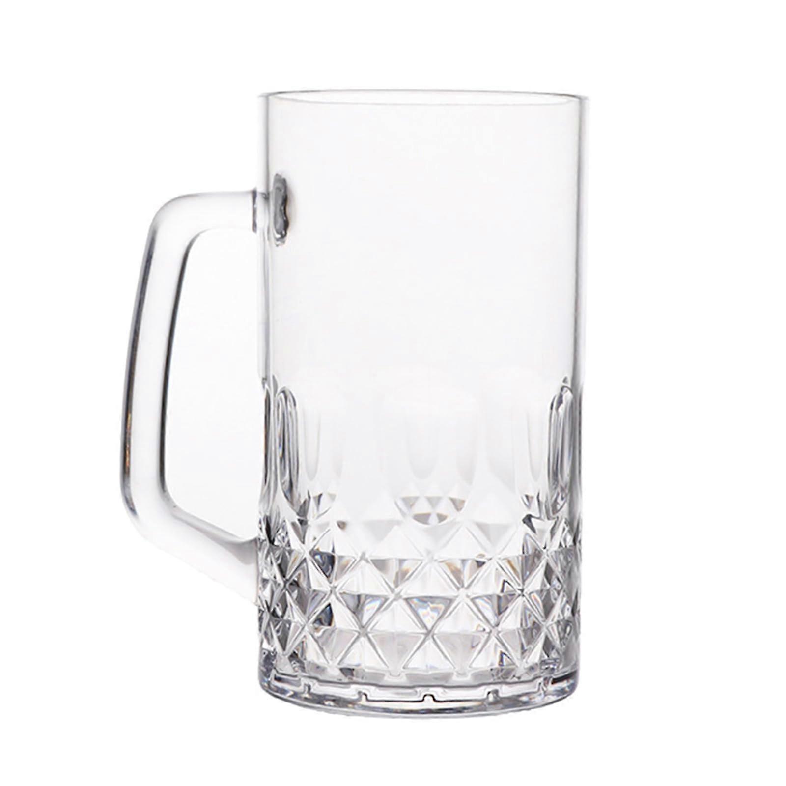 Styles Dimpled Beer Glasses Freezer Safe Wide Handle 980ml Capacity Delicate Dimpled Beer Mugs For Parties